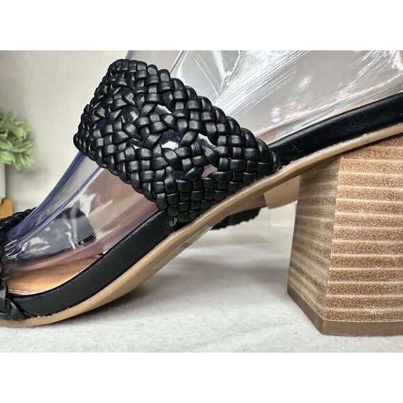 DV by Dolce Vita Hobbs Black Strappy Sandals Size 6.5 High Block Heels NWOT - Picture 14 of 14
